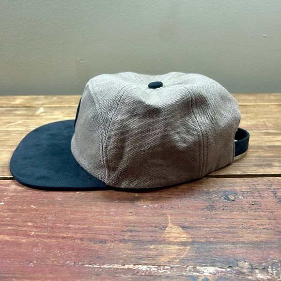 Brixton Brown and Black Cap. Suede brim and canvas cap. NEVER WORN! - Picture 3 of 7